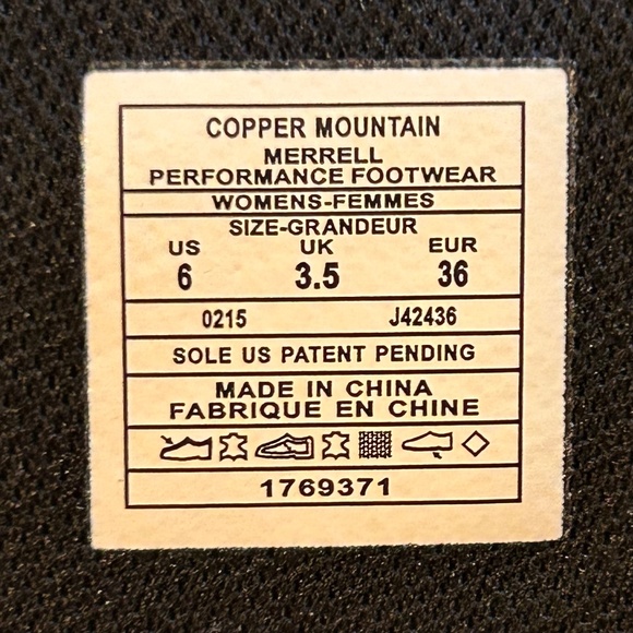 Merrell Copper Mountain Performance Waterproof Leather Riding Boots Brown Size 6 - Picture 14 of 16